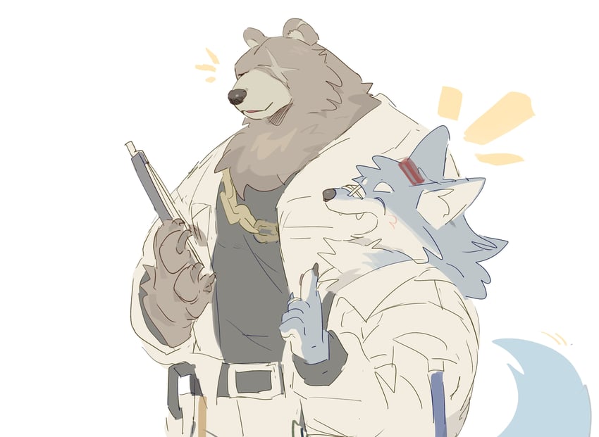 ben bigger (original and 1 more) drawn by loss_kim