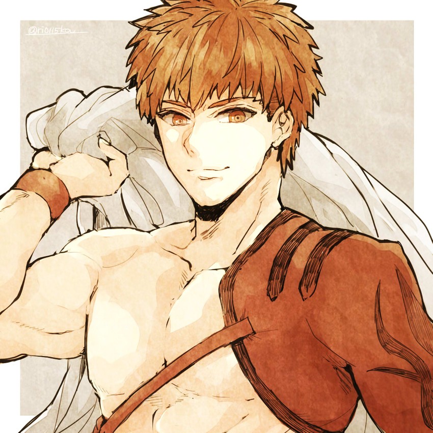 emiya shirou and senji muramasa (fate and 1 more) drawn by banira_(ri0115ka)