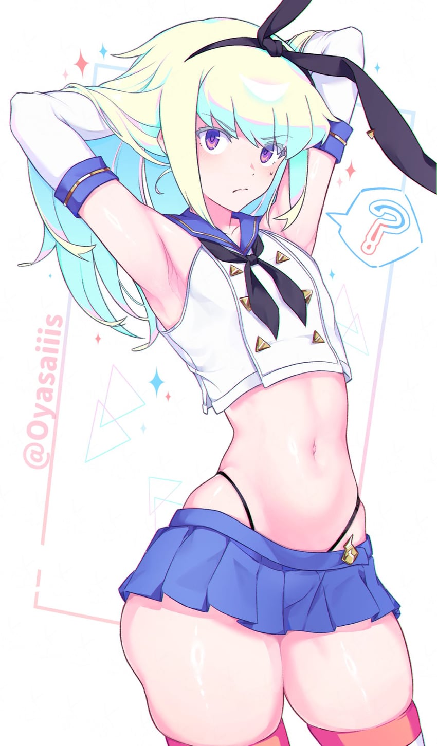 shimakaze and lio fotia (kantai collection and 1 more) drawn by oyasaiiis