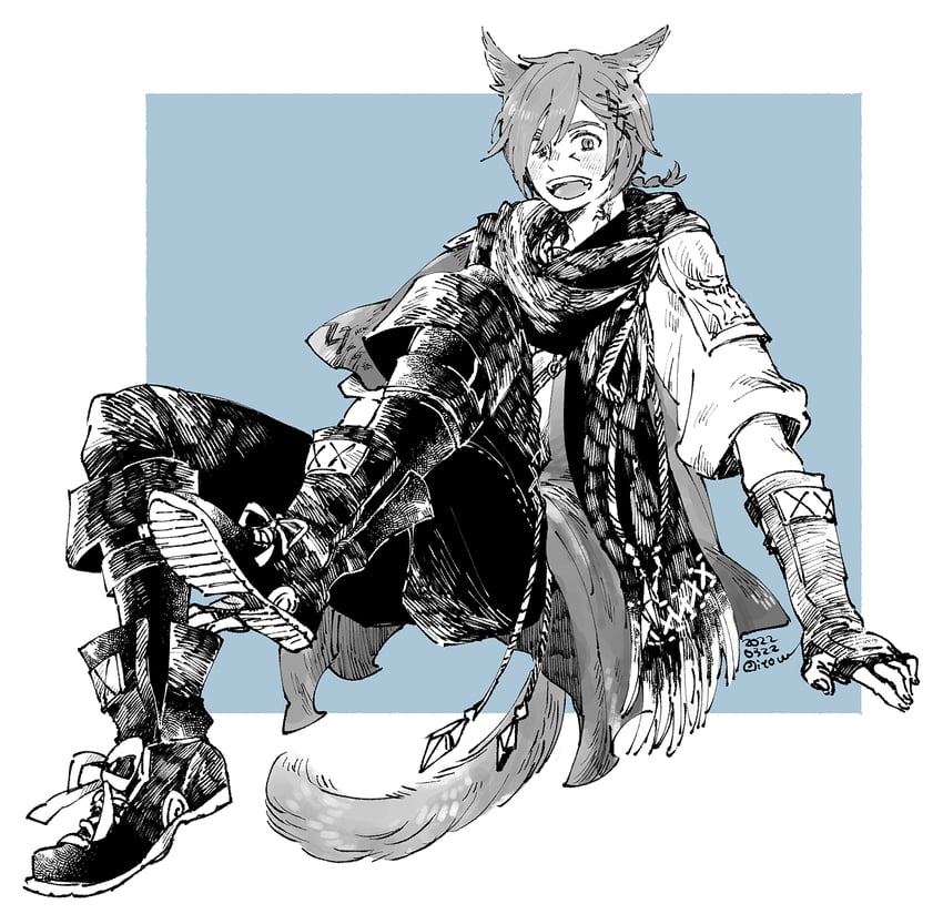 g'raha tia (final fantasy and 1 more) drawn by itowo_(itowc)