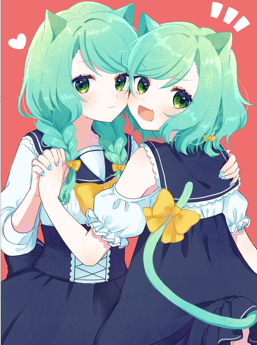 hikawa sayo and hikawa hina (bang dream!) drawn by mochizuki_mochi
