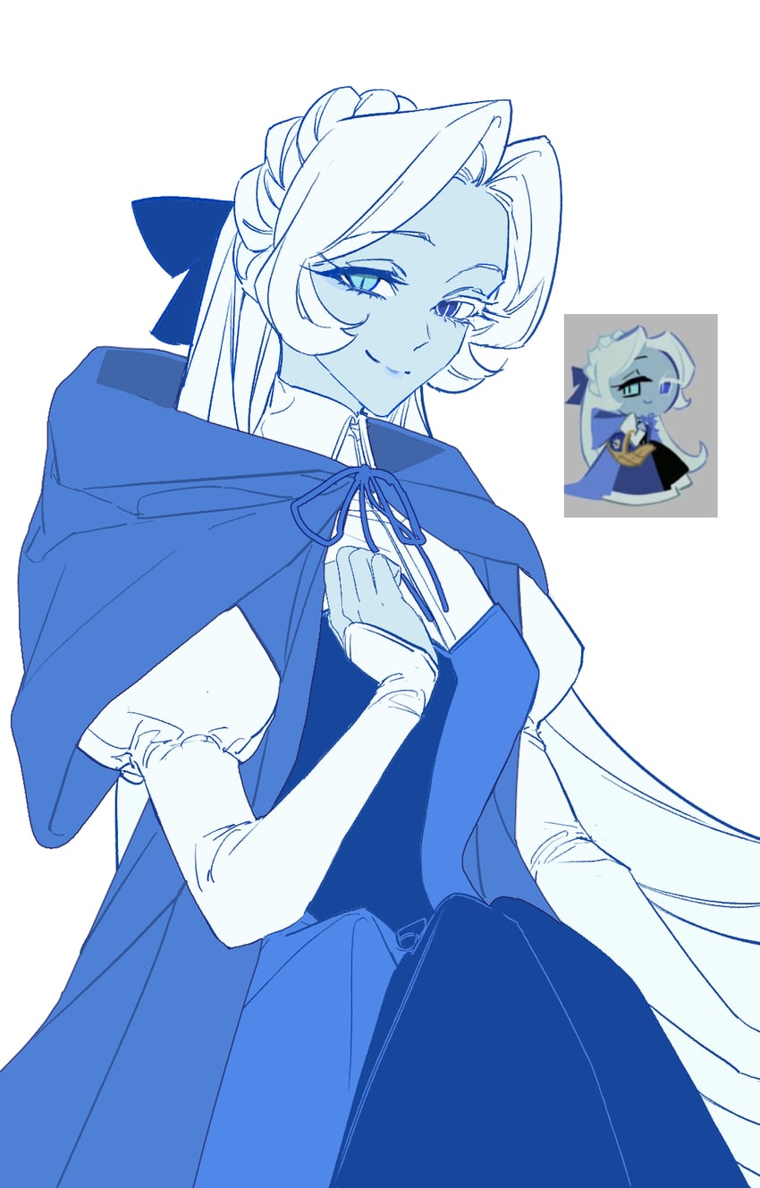 shadow milk cookie (cookie run and 1 more) drawn by apqk4553