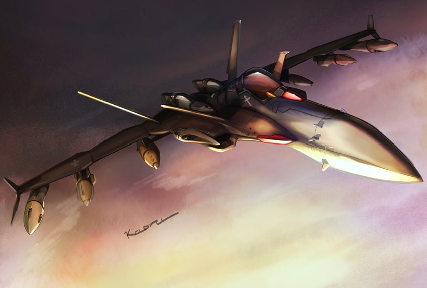 sv-51 (macross and 1 more) drawn by moonshine_pizza