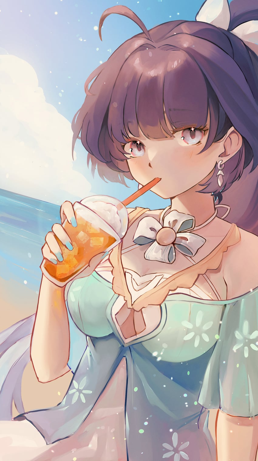 raiden mei (honkai and 1 more) drawn by mofumanju