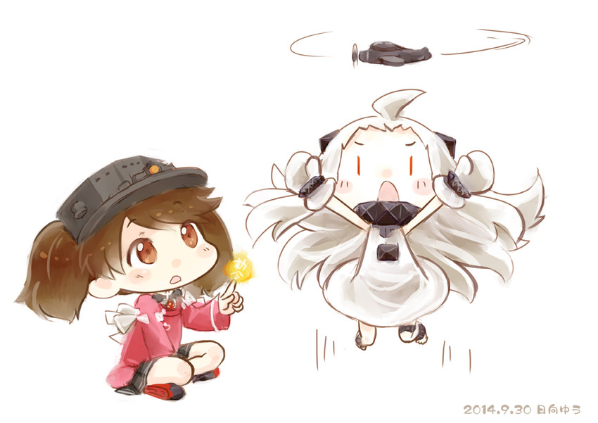 ryuujou and northern ocean princess (kantai collection) drawn by hinata_yuu