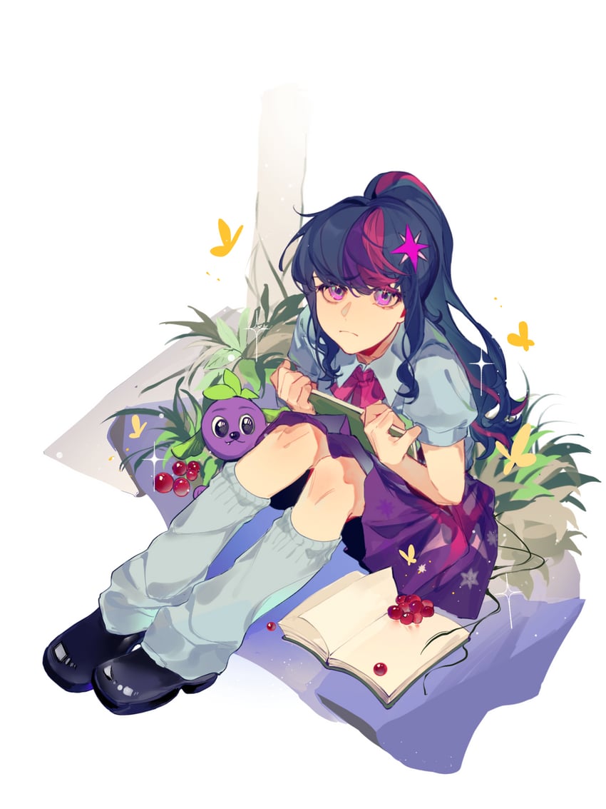 twilight sparkle and spike (my little pony and 2 more) drawn by wumingshi61160
