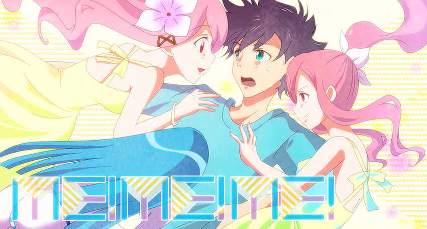 meme, hana, shuu-chan, and hana-chan (me!me!me!) drawn by ringo_apple
