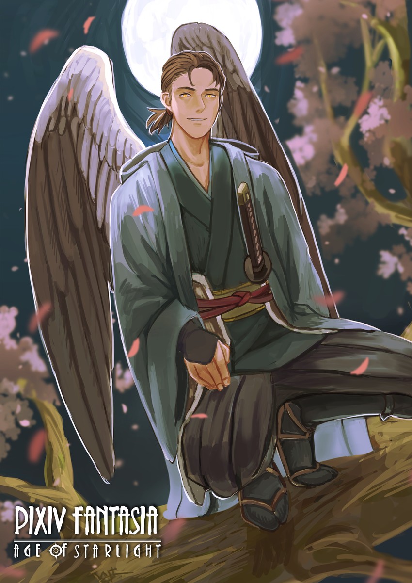 owase zen (pixiv fantasia and 1 more) drawn by moairia8