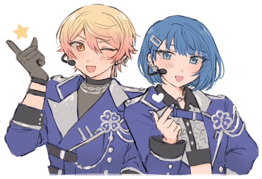 kaito, tenma tsukasa, kiritani haruka, and more more jump! kaito (vocaloid and 1 more) drawn by sana5353