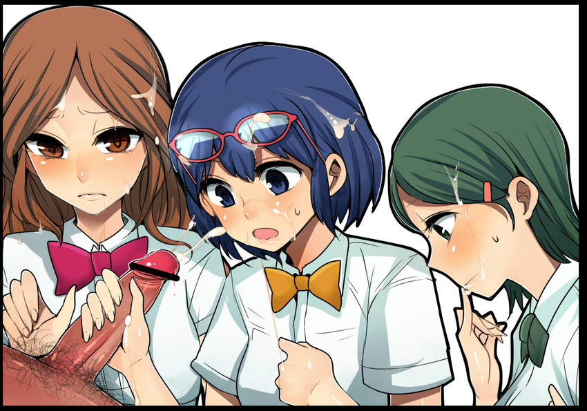 otonashi haruna, raimon natsumi, and kino aki (inazuma eleven) drawn by nakasone_haiji