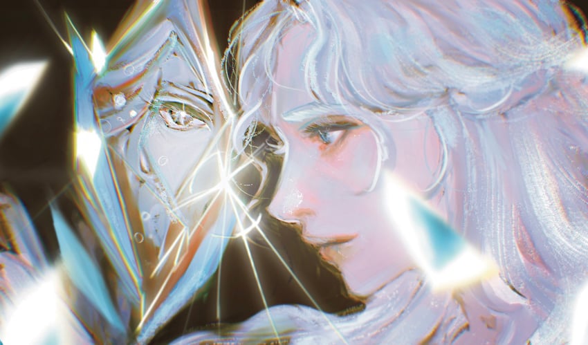 venat and hydaelyn (final fantasy and 1 more) drawn by lno408