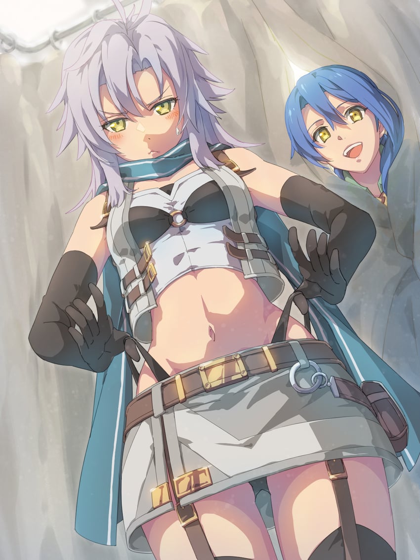 fie claussell and laura s. arseid (eiyuu densetsu and 2 more) drawn by chiharu_(9654784)