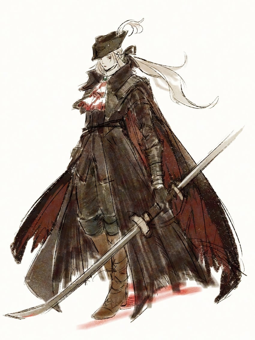 lady maria of the astral clocktower (bloodborne) drawn by mmariesr