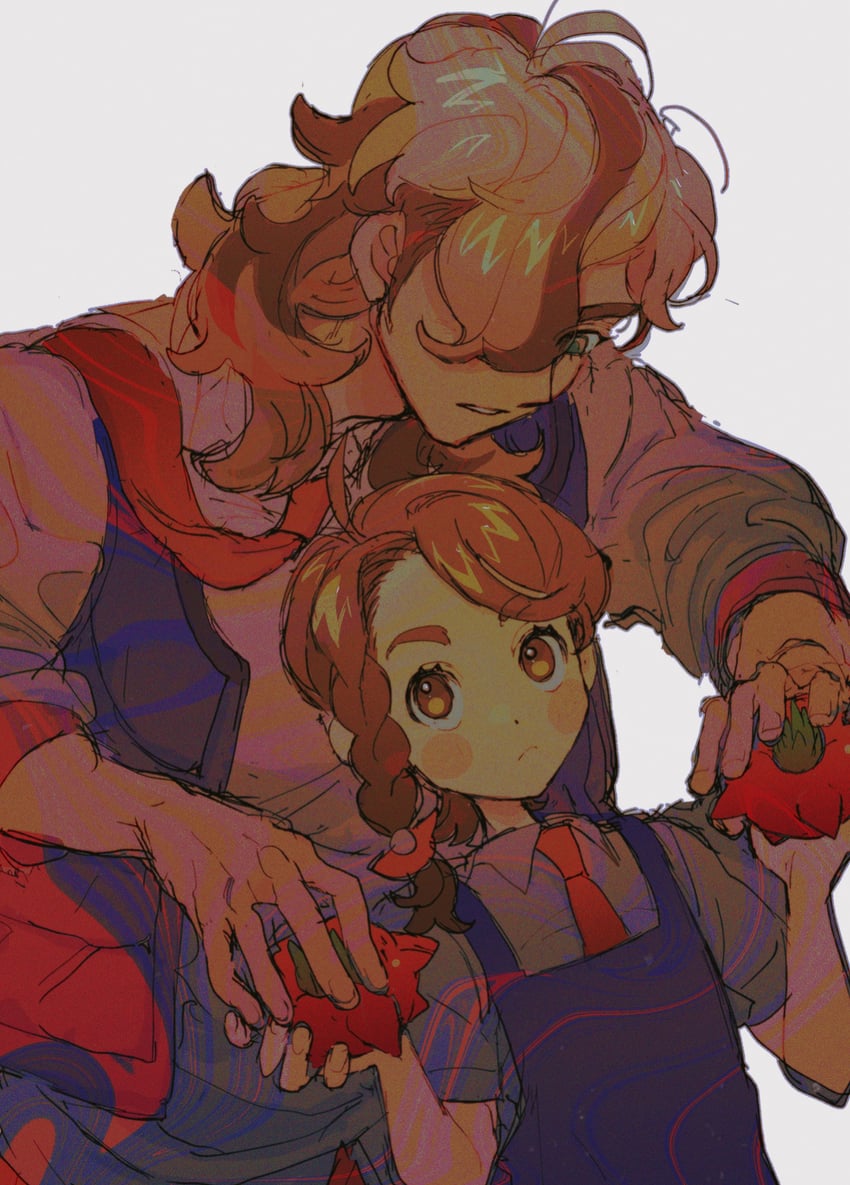 juliana and arven (pokemon and 1 more) drawn by thxzmgn