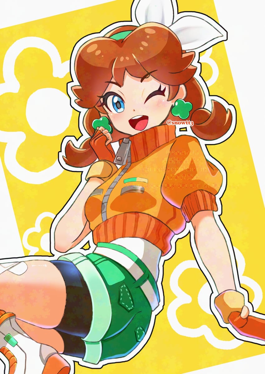 princess daisy (mario and 2 more) drawn by gpyz7575