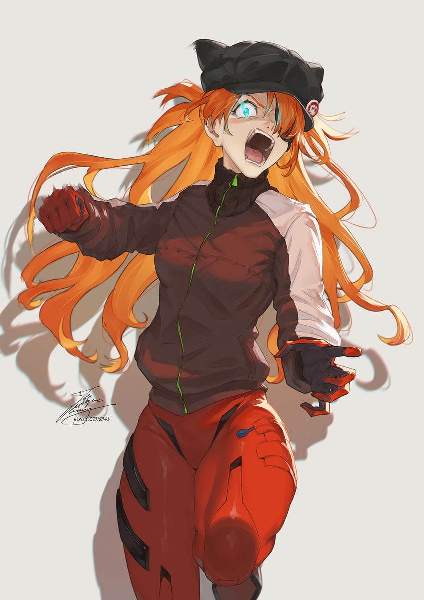 souryuu asuka langley (neon genesis evangelion and 2 more) drawn by fadingz