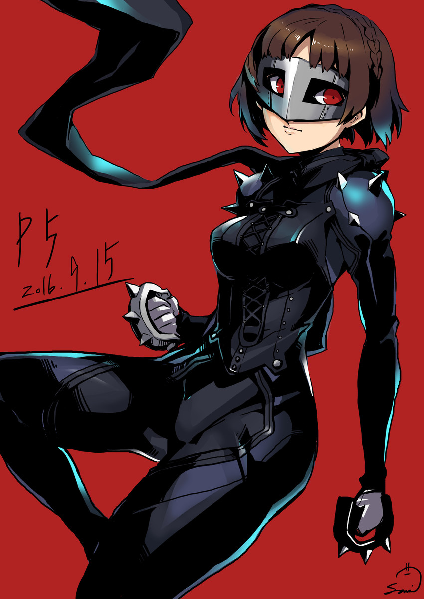 niijima makoto and queen (persona and 1 more) drawn by samidare_satsuki