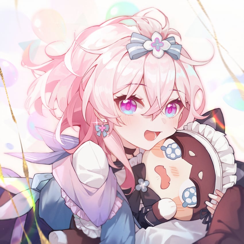 march 7th and pom-pom (honkai and 1 more) drawn by lizhilv