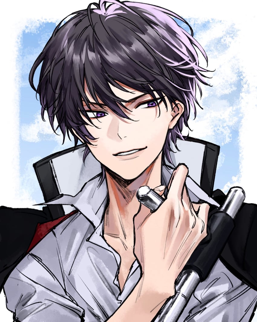 hibari kyouya (katekyo hitman reborn!) drawn by peat_ka45