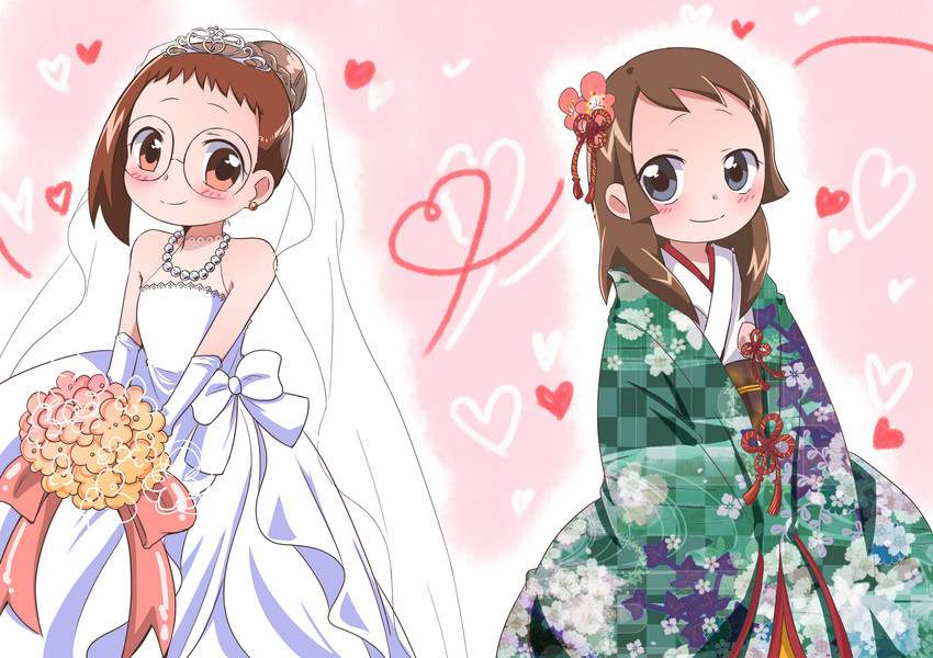 fujiwara hazuki and ijuin sachiko (ojamajo doremi) drawn by kawadakawada