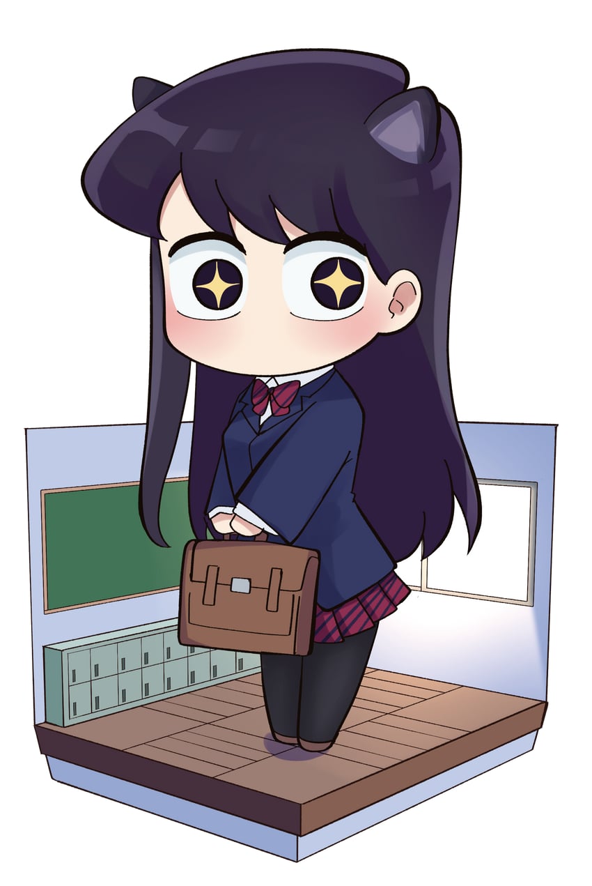 komi shouko (komi-san wa komyushou desu) drawn by j_humbo