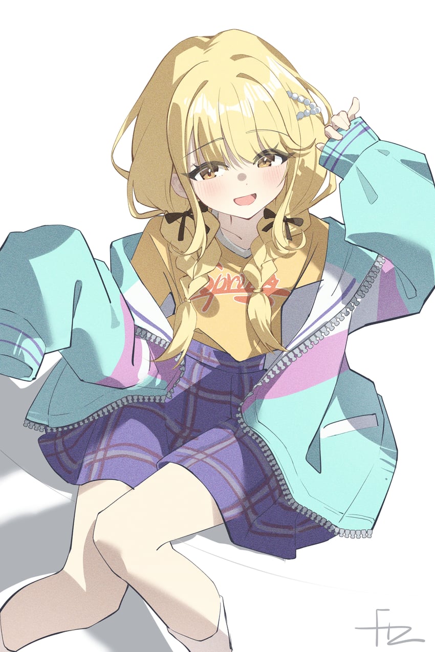 fujita kotone (idolmaster and 1 more) drawn by xinrouyu