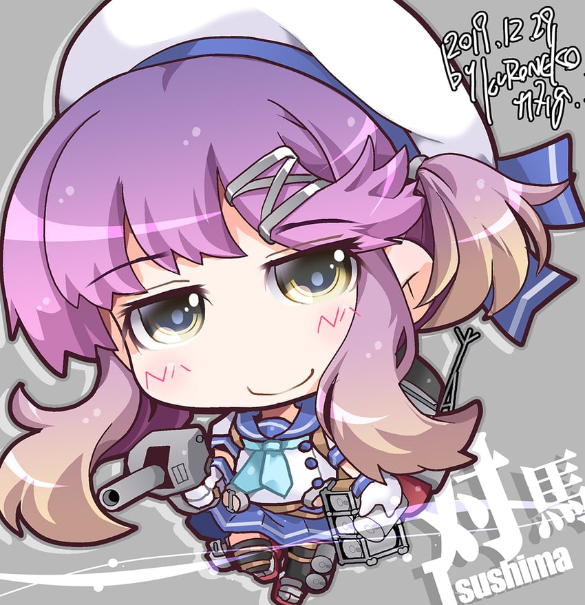 tsushima (kantai collection) drawn by kuroneko_(kuroneko_works)