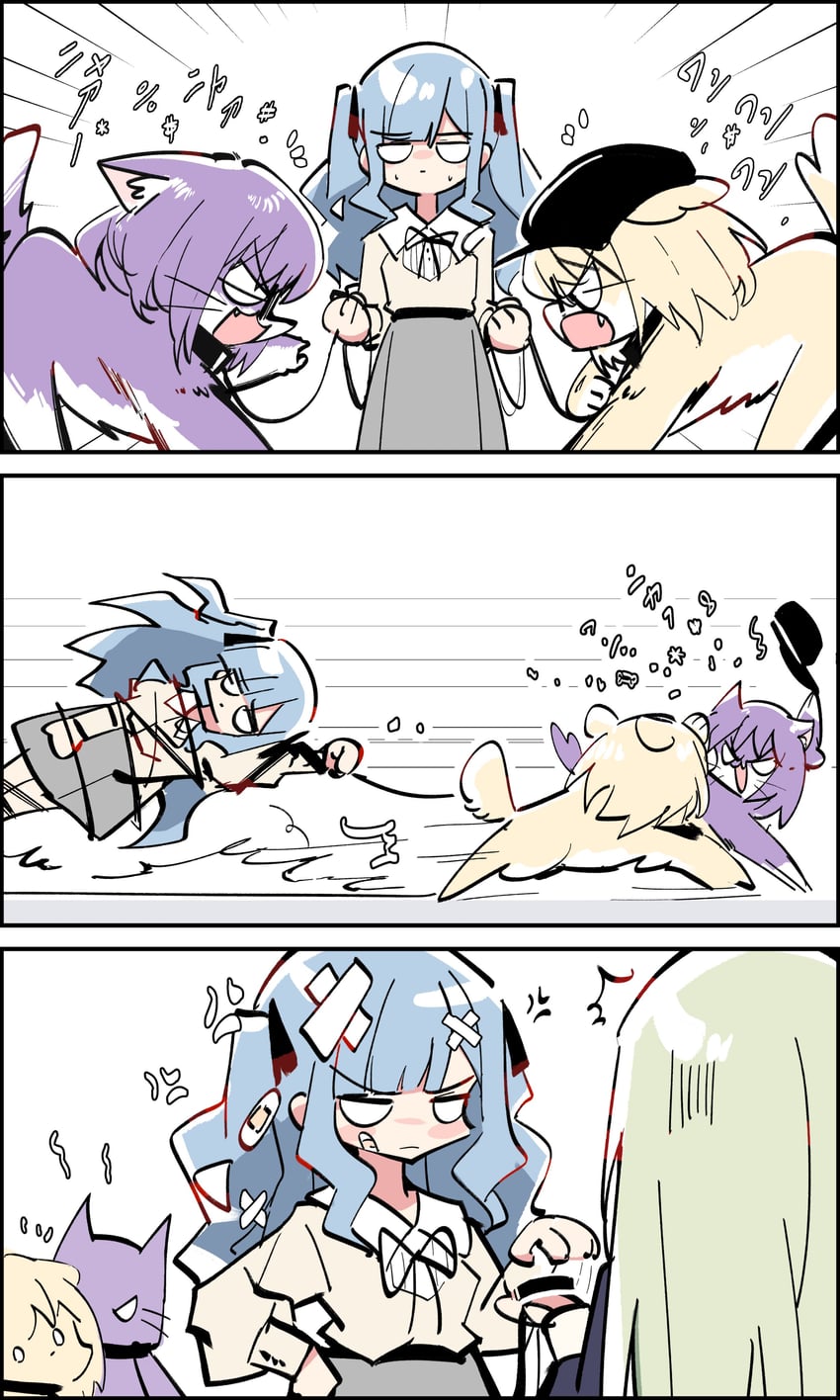 togawa sakiko, wakaba mutsumi, yahata umiri, and misumi uika (bang dream! and 1 more) drawn by zhanzhangzlw