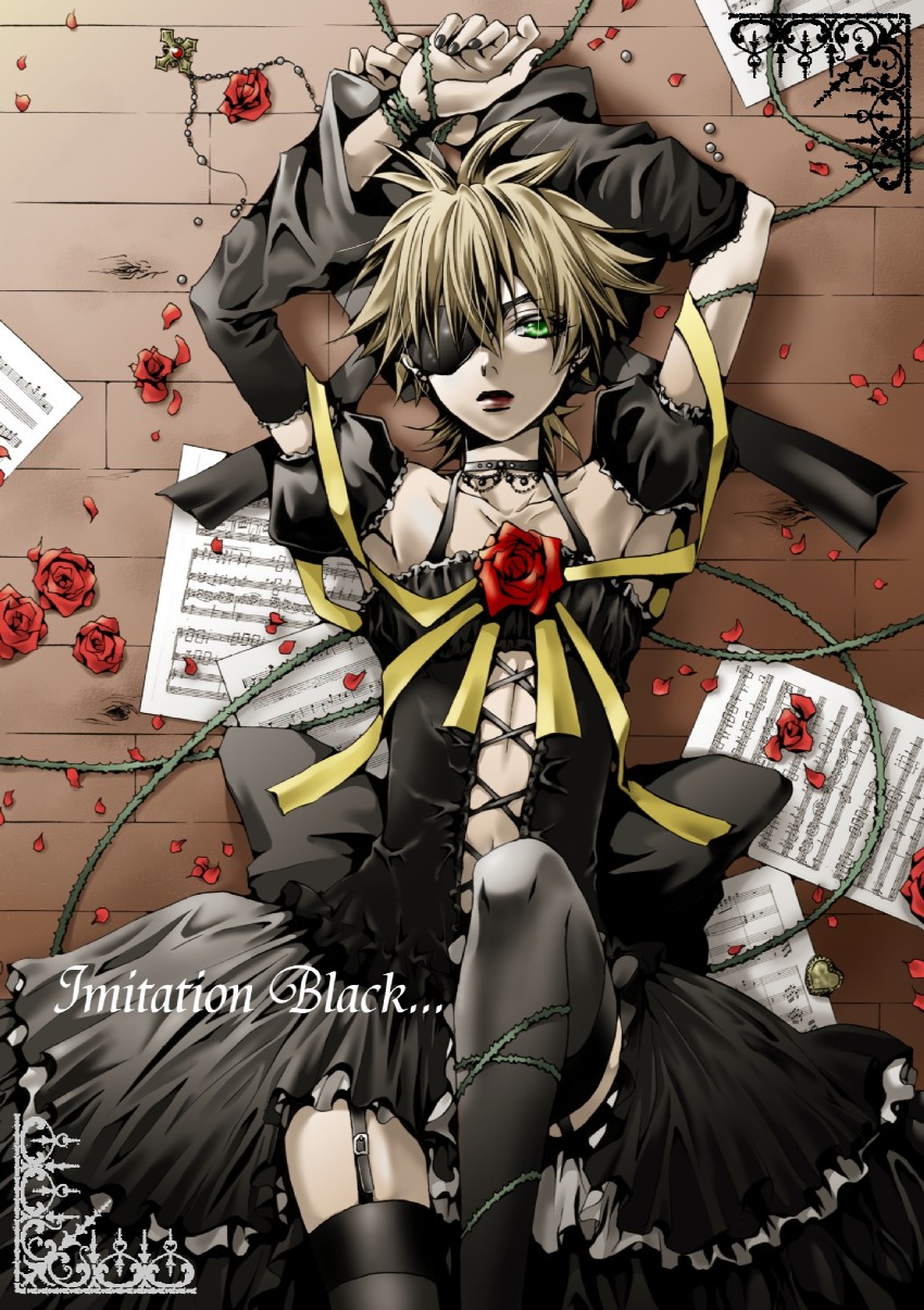 kagamine len (vocaloid and 1 more) drawn by hakuseki