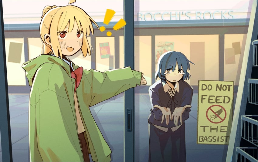 ijichi nijika and yamada ryo (bocchi the rock!) drawn by machuuu68