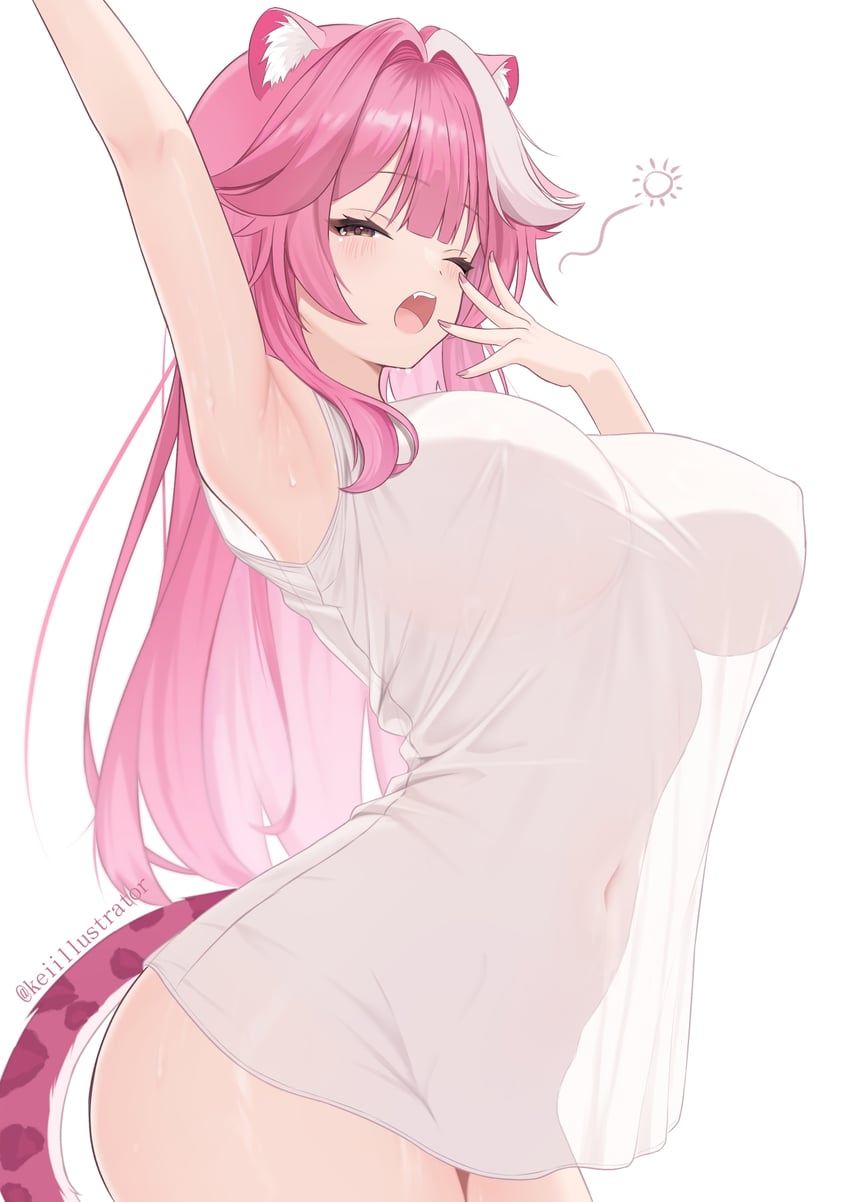 raora panthera (hololive and 1 more) drawn by kei_(keiillustrator)