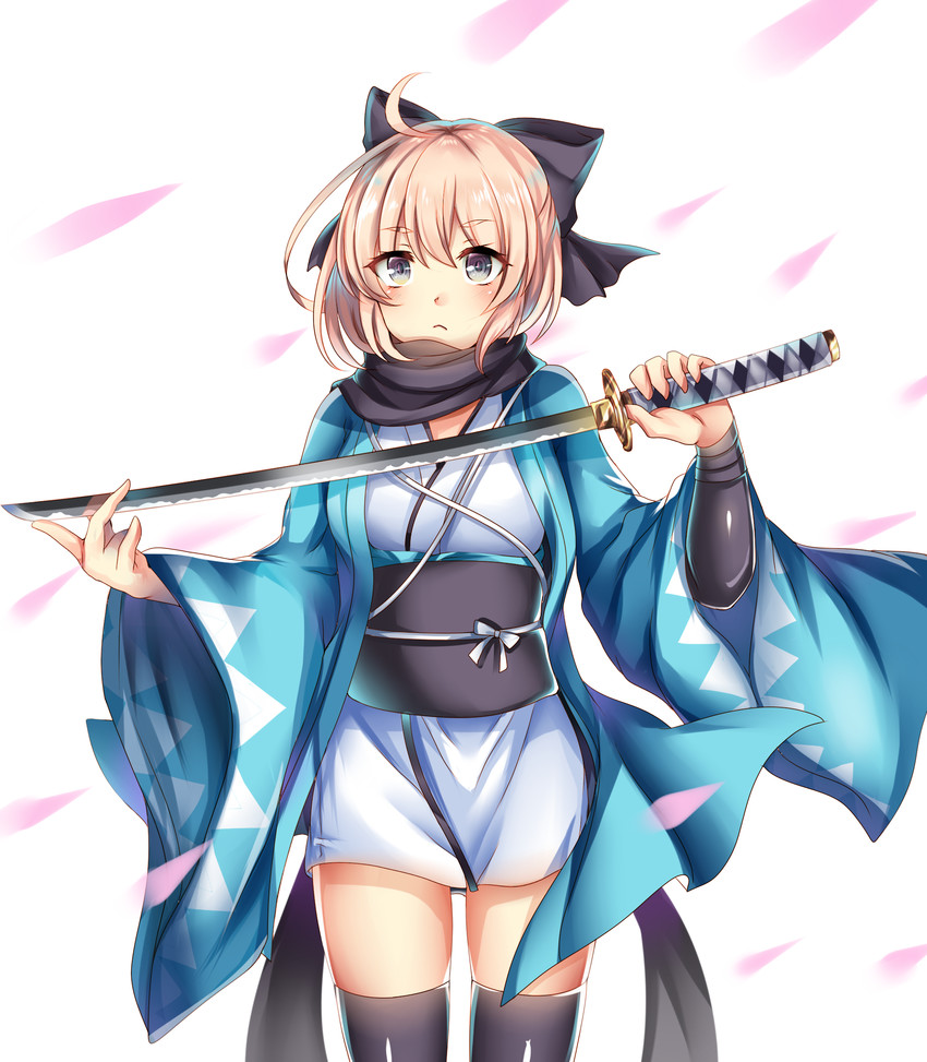 okita souji (fate and 1 more) drawn by furumiya_neko