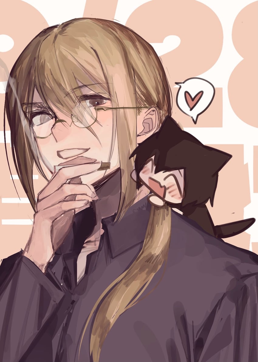 aoyagi ritsuka and agatsuma soubi (loveless) drawn by user_nfzt8223