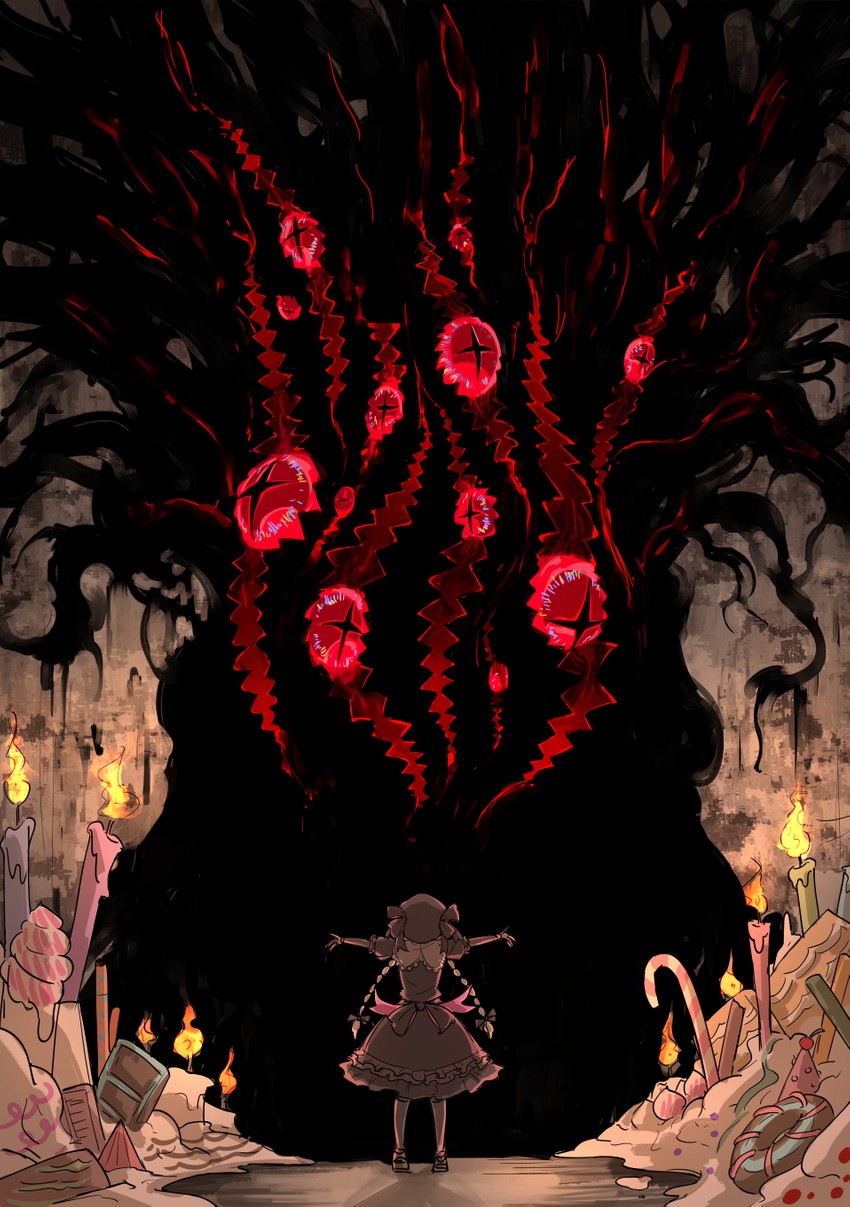 nursery rhyme and demon pillar (fate and 1 more) drawn by kankan33333