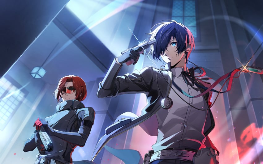 yuuki makoto, kamishiro nagisa, and wonder (persona and 4 more)