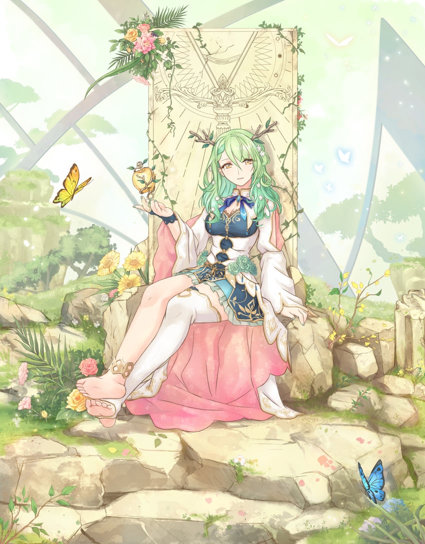 ceres fauna (hololive and 1 more) drawn by sphelon8565