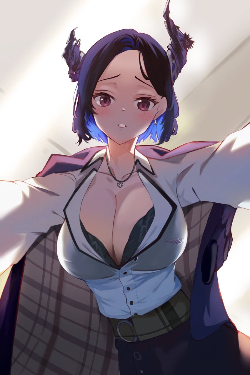 nerissa ravencroft (hololive and 1 more) drawn by salt-less