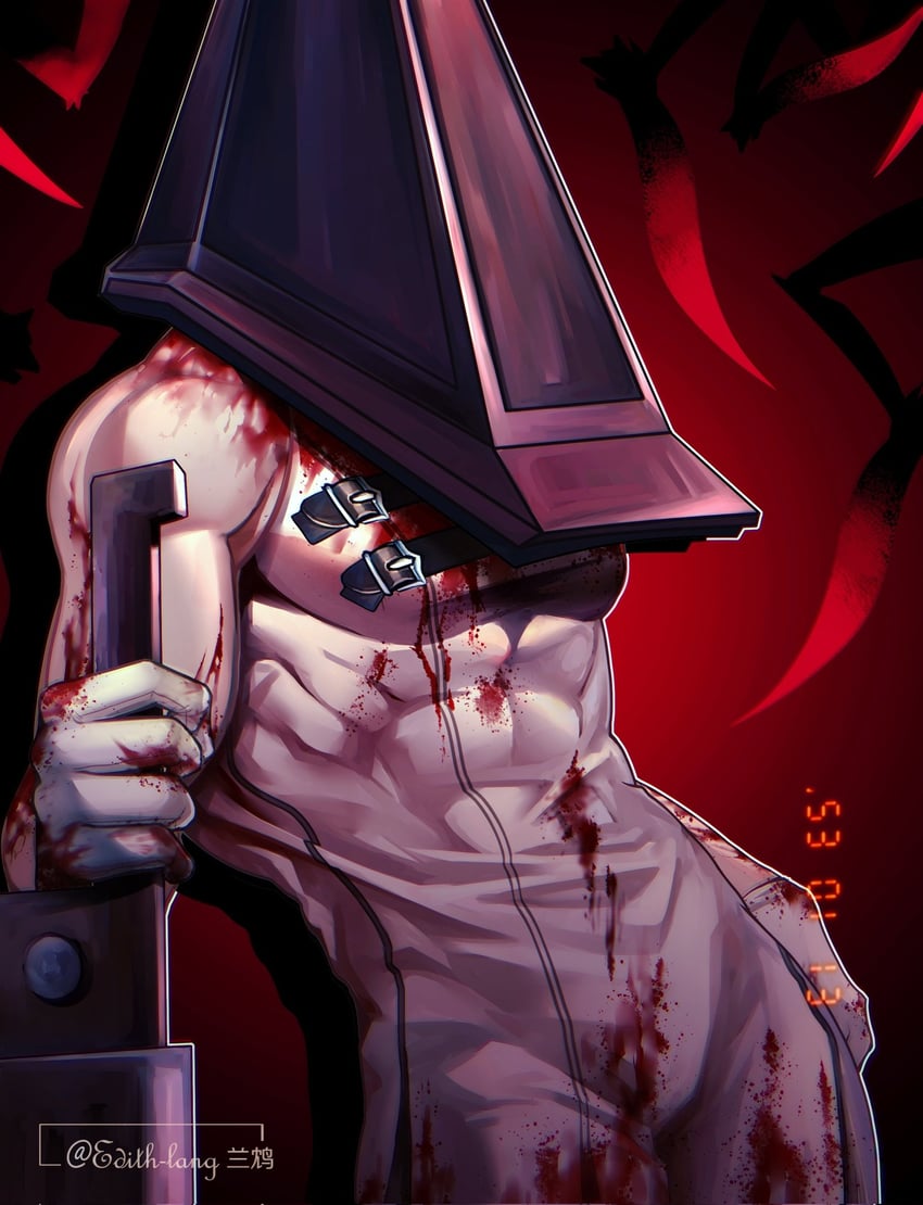 pyramid head (silent hill and 2 more) drawn by edith_lanzhen