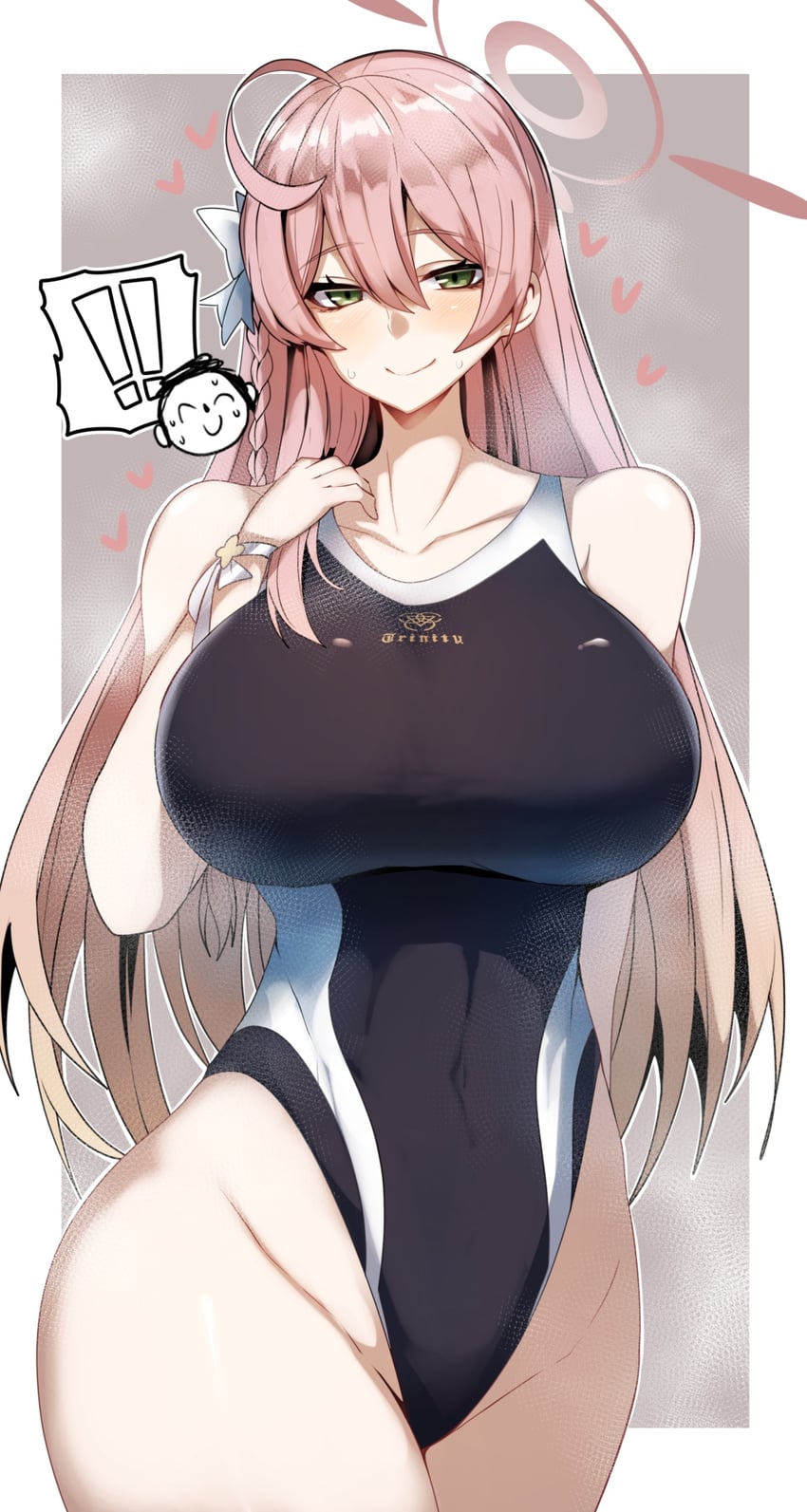 sensei, doodle sensei, and hanako (blue archive) drawn by gin_moku