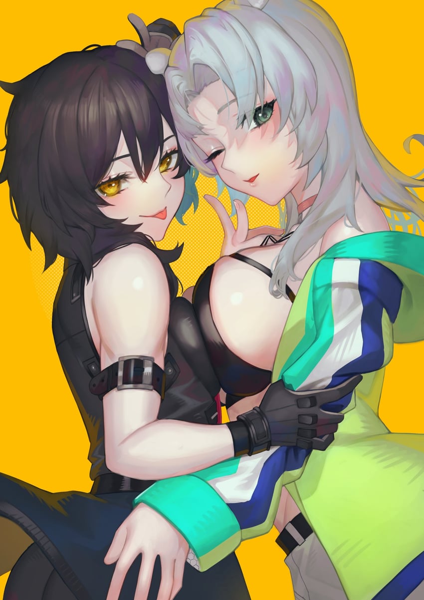 dia and melody horizon (original) drawn by rushian