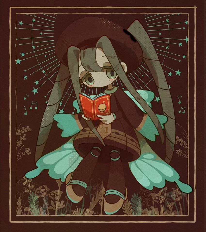 hatsune miku and bug miku (pokemon and 2 more) drawn by mugimochi_g