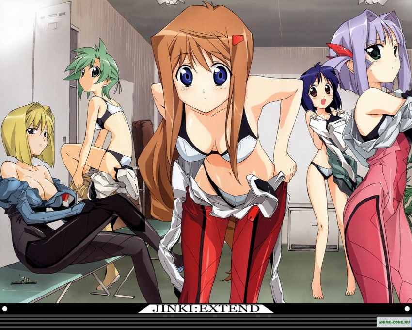 hiiragi akao, kousaka rui, kawamoto satsuki, elnie tachibana, and mel j vanette (jinki) drawn by tsunashima_shirou