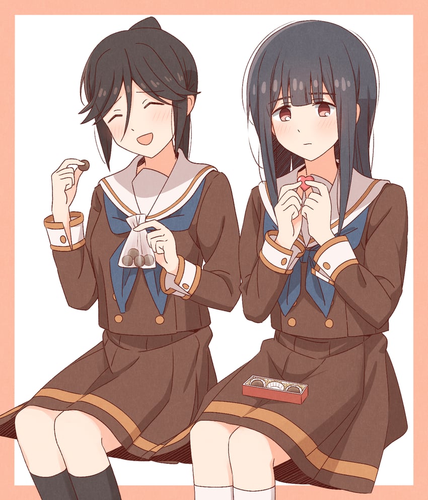 yoroizuka mizore and kasaki nozomi (hibike! euphonium and 1 more) drawn by sawara65