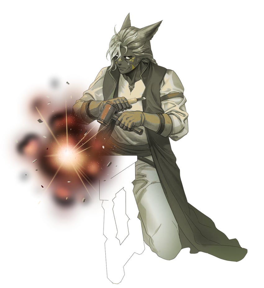 warrior of light, igor, and blacksmith (final fantasy and 1 more) drawn by 5altybitter5