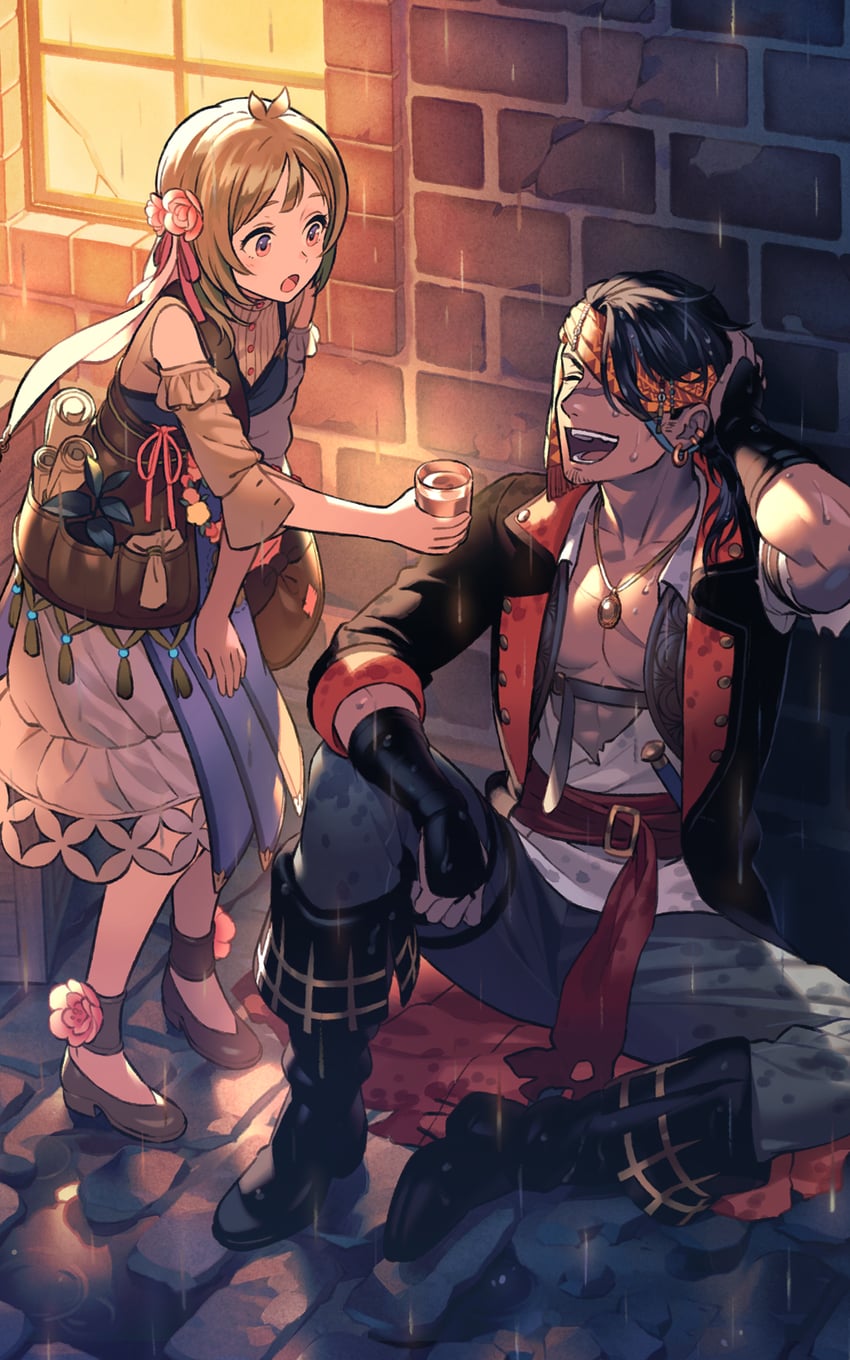 flocke cerha and lanze dach (atelier and 1 more) drawn by funuyu