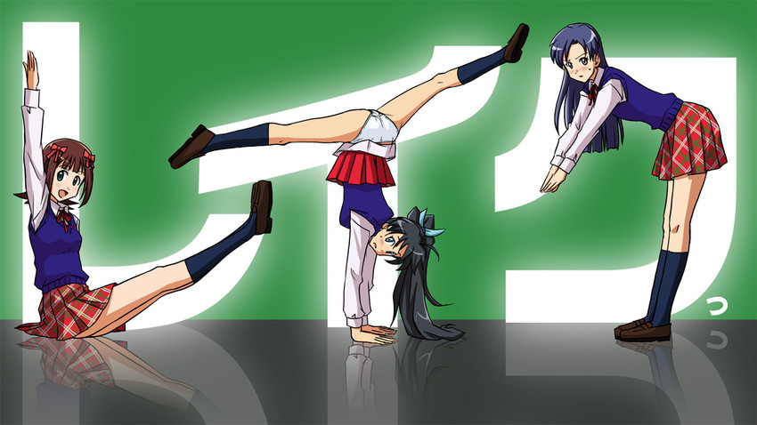 kisaragi chihaya, amami haruka, and ganaha hibiki (idolmaster) drawn by lielos
