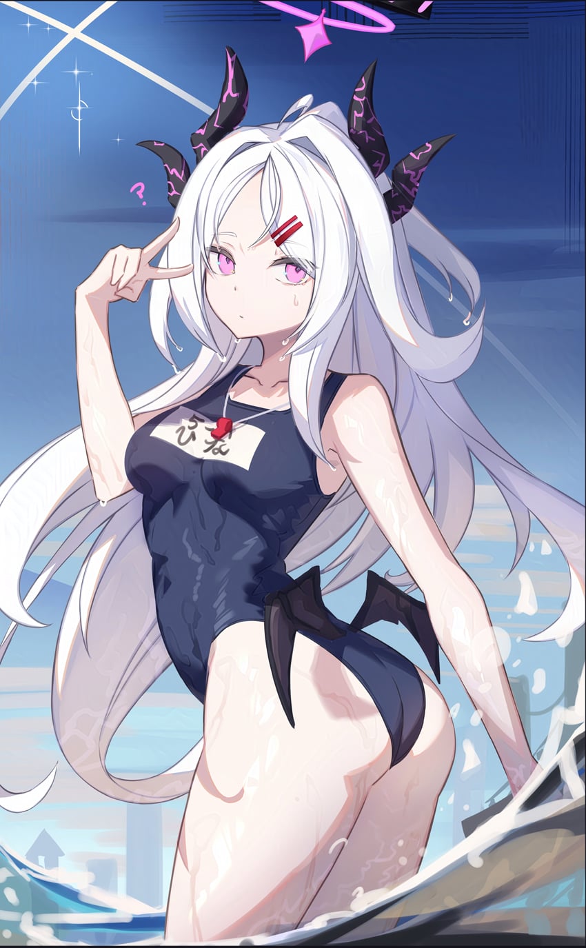 hina (blue archive) drawn by kitabana