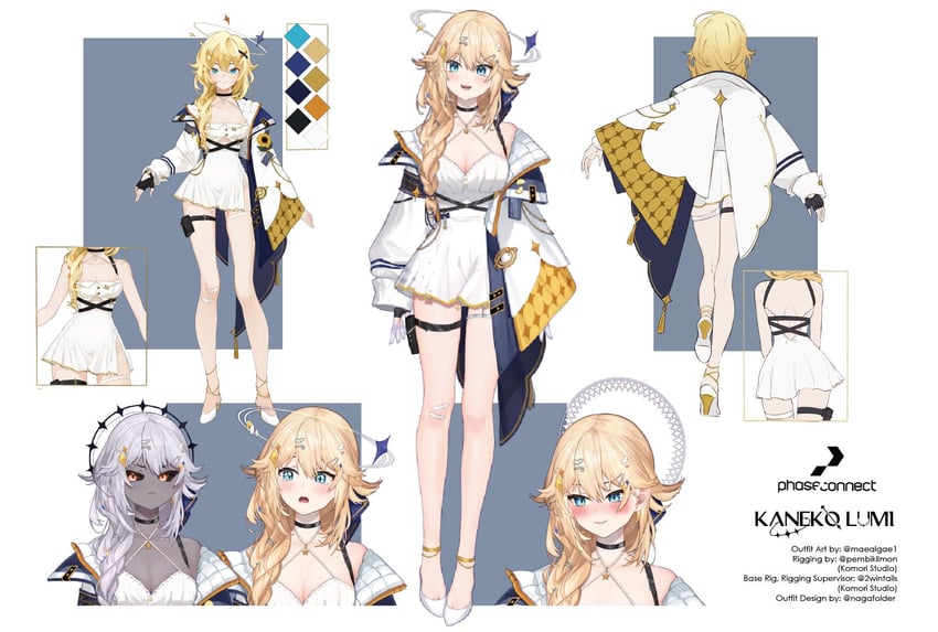 kaneko lumi and gloomi (phase connect) drawn by mae_algae