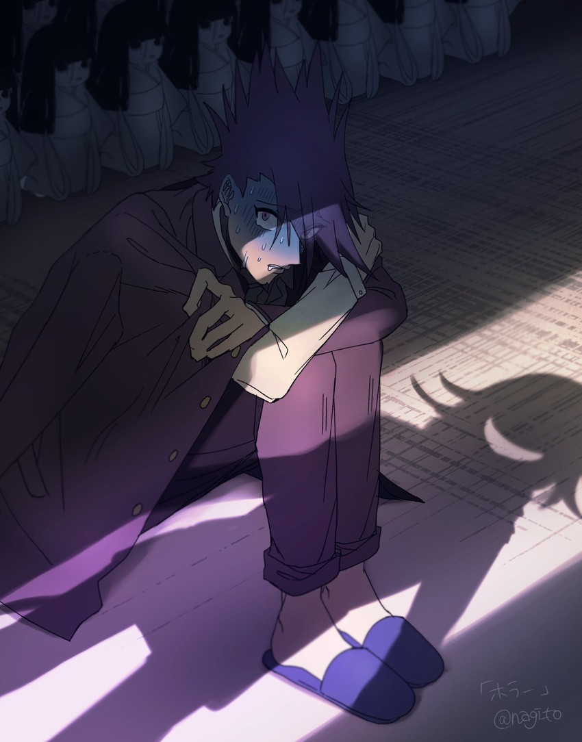 oma kokichi and momota kaito (danganronpa and 1 more) drawn by nagi_to_(kennkenn)