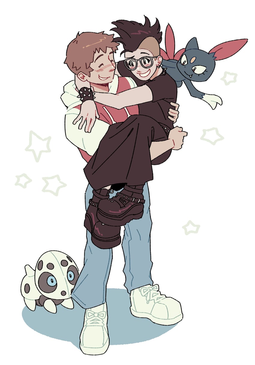 sneasel and aron (original and 1 more) drawn by fourleafisland